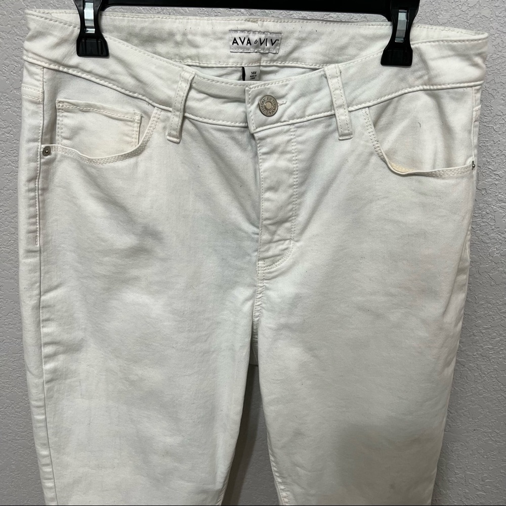 White Skinny Jeans EUC